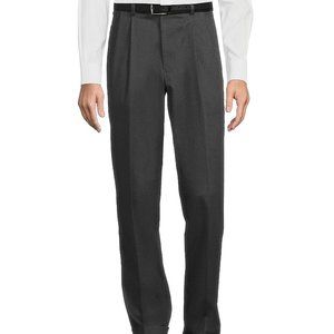 NWT Roundtree & Yorke Comfort Pleated Dress Pants 42 X 30